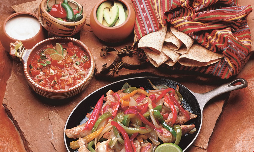 Product image for El Pino Authentic Mexican Restaurant $14.99 +tax fajitas for two