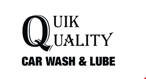 Quik Quality Car Wash & Lube logo