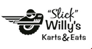 "Slick" Willy's Karts & Eats logo