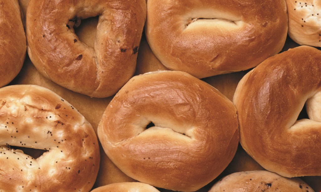 Product image for Goldberg's Famous Bagels Free 6 bagels buy 6 bagels, get 6 of equal or lesser value free weekdays after 2pm