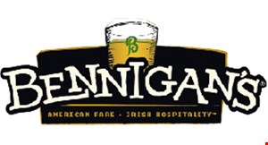 Product image for Bennigan's Holiday Inn $5 Off Any Purchase Of $30 Or More. Dine In Only