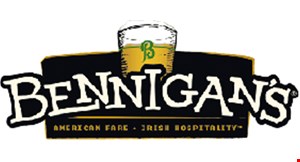 Product image for Bennigan's $20 off any purchase of $150 or more.