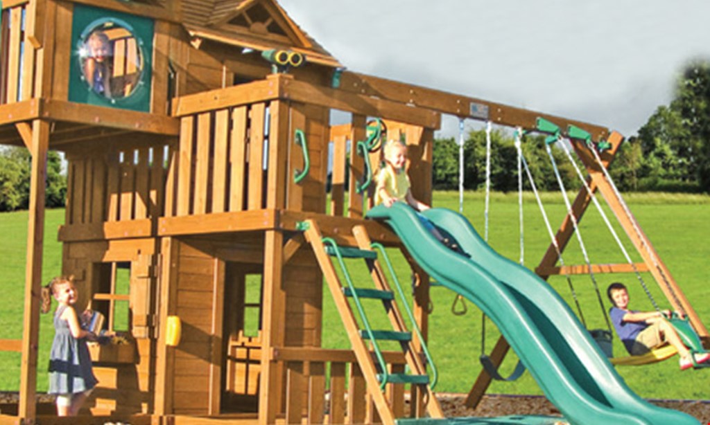 Product image for CREATIVE PLAYTHINGS $500 Off The Sale Price On Any Premium Pine Swing Set.