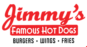 Jimmy's Famous Hot Dogs logo