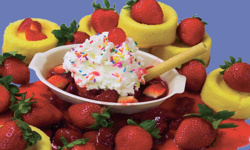 Product image for Campbell's Dairyland BUY ONE, GET ONE, FREE CLOUD NINE Hot Fudge Around The Inside Of A Sundae Dish, Vanilla Ice Cream, Hot Fudge, Marshmallow Topping, Whipped Cream, Chocolate Sprinkles & A Cherry On Top.