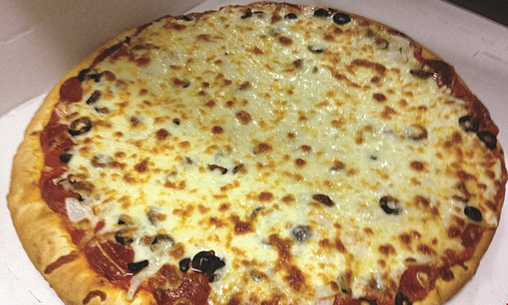 Product image for Tony V's Pizzeria $1 off 10” pizza $2 off 12” pizza $3 off 16” pizza.