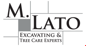 Product image for M Lato Excavating & Tree Care Experts $100 OFF any project over $500.