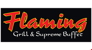 Flaming grill outlet buffet coupon