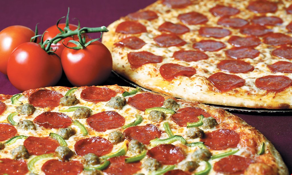 Product image for Al Jon's Pizza & Restaurant $26.95 +Tax large pizza, 12 wings & 2-liter soda. 