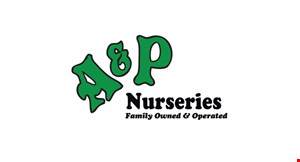 A & P NURSERIES logo