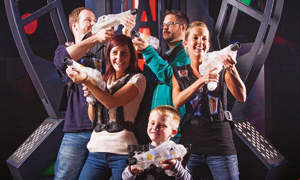 Product image for Laser Alleys Family Fun Center Free Laser Tag Ticket