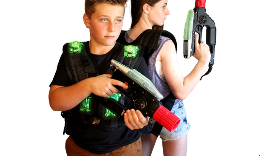 Product image for Ultrazone Laser Tag Free birthday person ($21.95 value) when booking a party of 10 or more (10-person min.).
