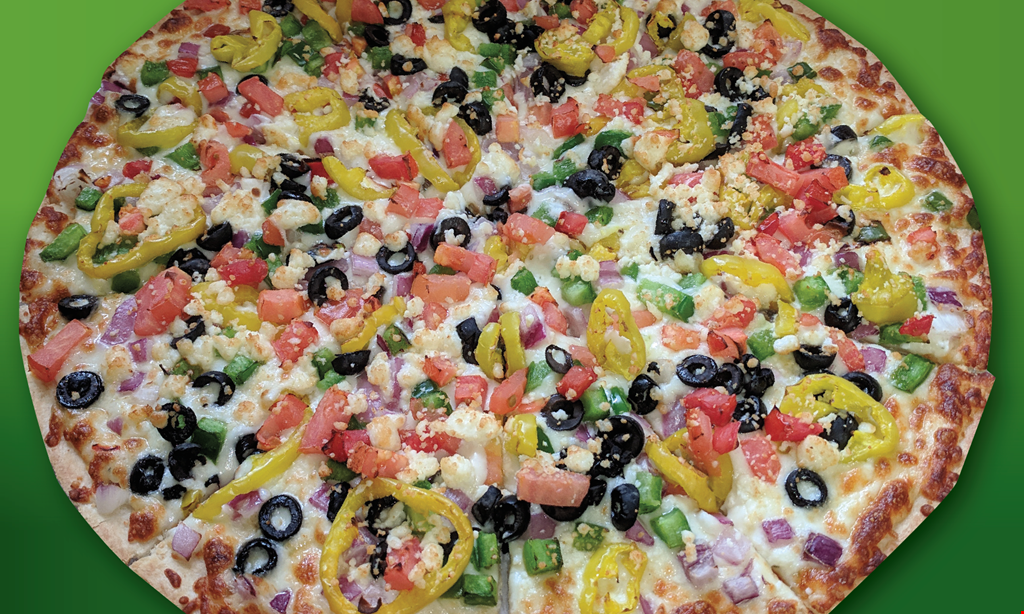 Product image for Papa's Pizza to Go $17.99 Large Two Topping Pizza & Regular Salad