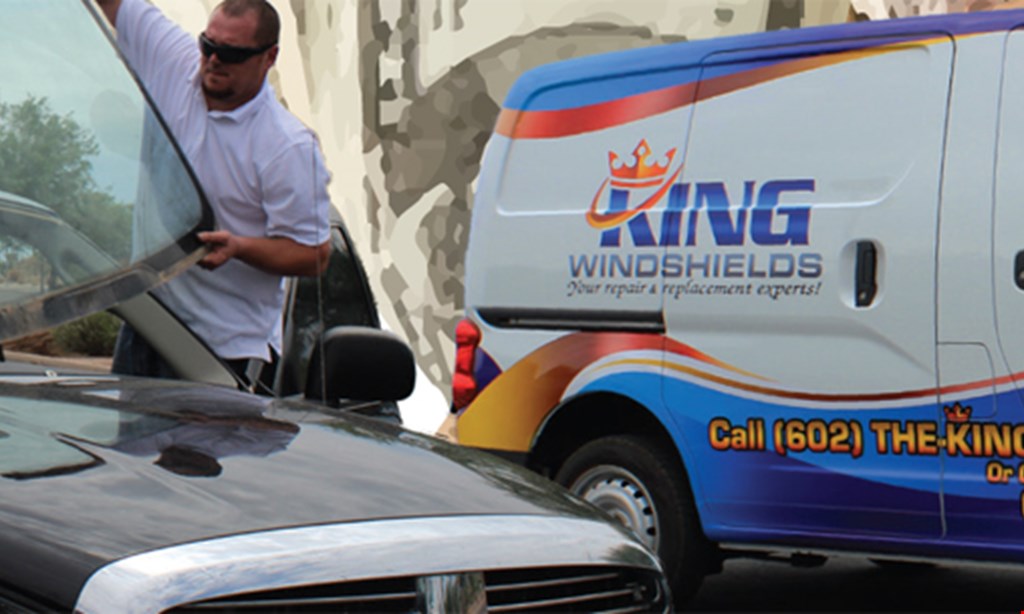 Product image for King Windshields Free $100 CASH with insurance replaced windshield. 