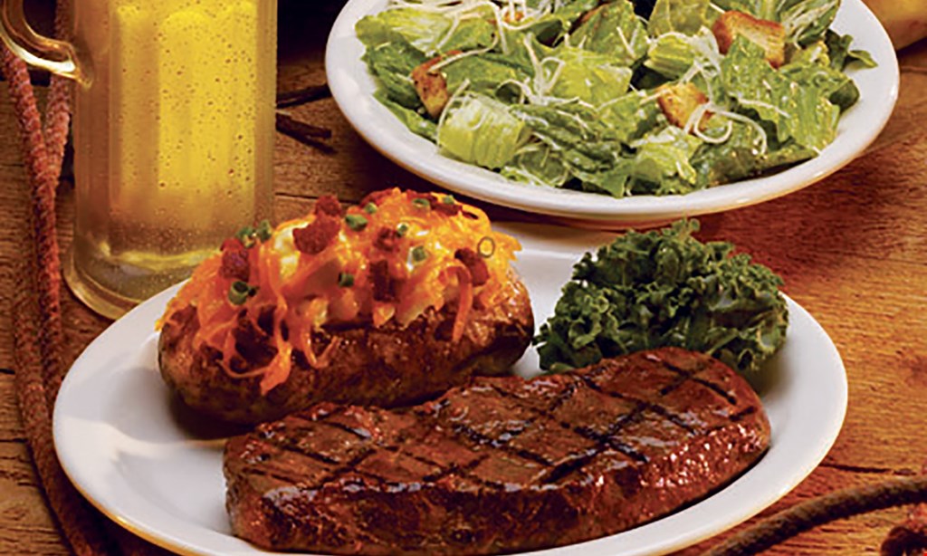 Product image for TEXAS ROADHOUSE STEAKHOUSE Early Dine Dinner Monday - Thursday: 4:00pm-5:30pm 11 entrees available to choose from for $10.99.