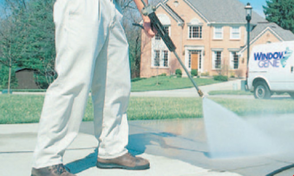 Product image for Window Genie - Chattanooga $99 DRIVEWAY CLEANING. ANY DRIVEWAY & SIDEWALK CLEANING UP to 1000 SQ FT.