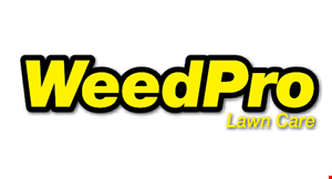 Product image for WEED PRO LAWN CARE $14.95 first service 
