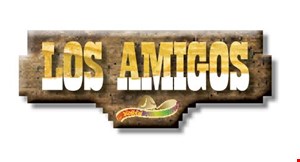 Product image for Los Amigos $3 offlunch entree buy one lunch entree and two drinks, get the second lunch entree of equal or lesser value $3 off. Max. value $3.. 