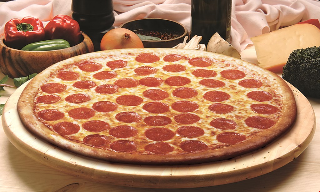 Product image for DC's Pizza & Catering $5 off any specialty pizza 8-cut large or bigger.