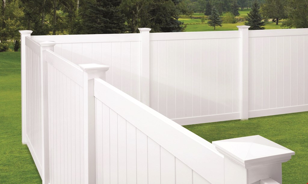 Product image for FenceMax Up to 20% off vinyl, aluminum, wood and chain-link fence. Select styles only. Min. purchase required. 5%-20% off based on volume of sale. 