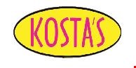 Product image for Kosta's $2 OFF ANY PURCHASE OF $10 OR MORE.