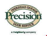 Product image for Precision Garage Doors $75 OFF door overhaul*. 