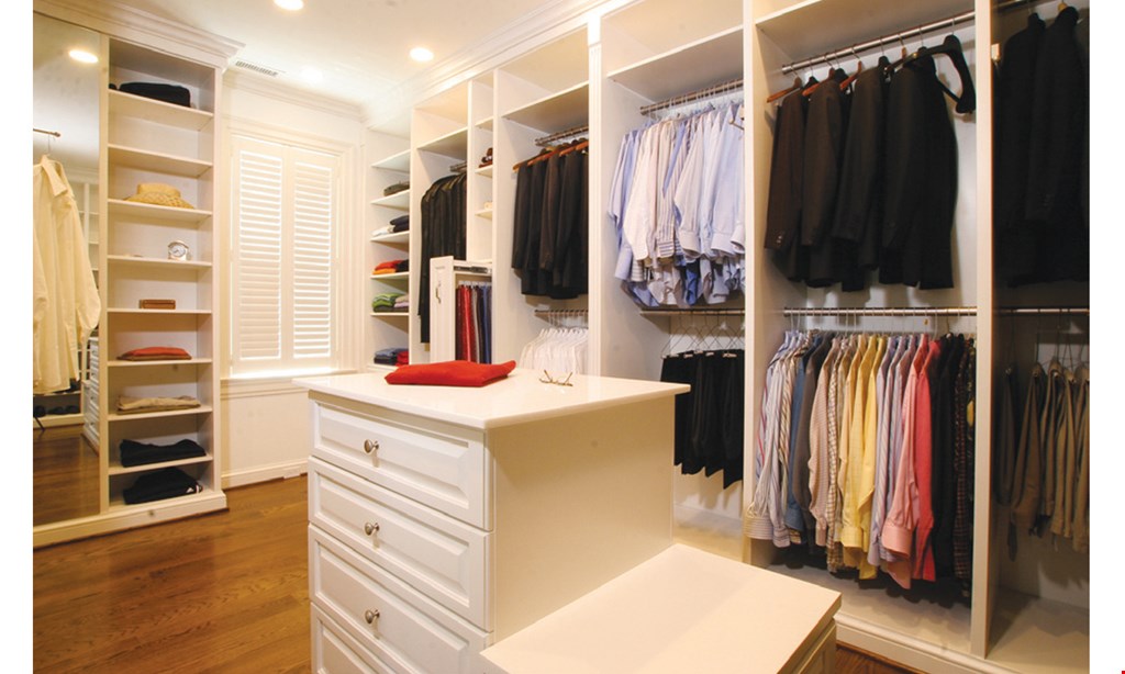 Product image for Closet Factory $250 off plus FREE Installation on purchases of $2000 or more. 