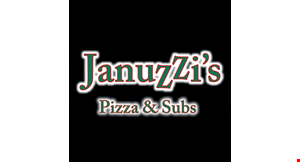 Product image for JANUZZI'S PIZZA & SUBS $18.95 + tax 12-cut Sicilian pizza & 1/2 lb. boneless chicken bites