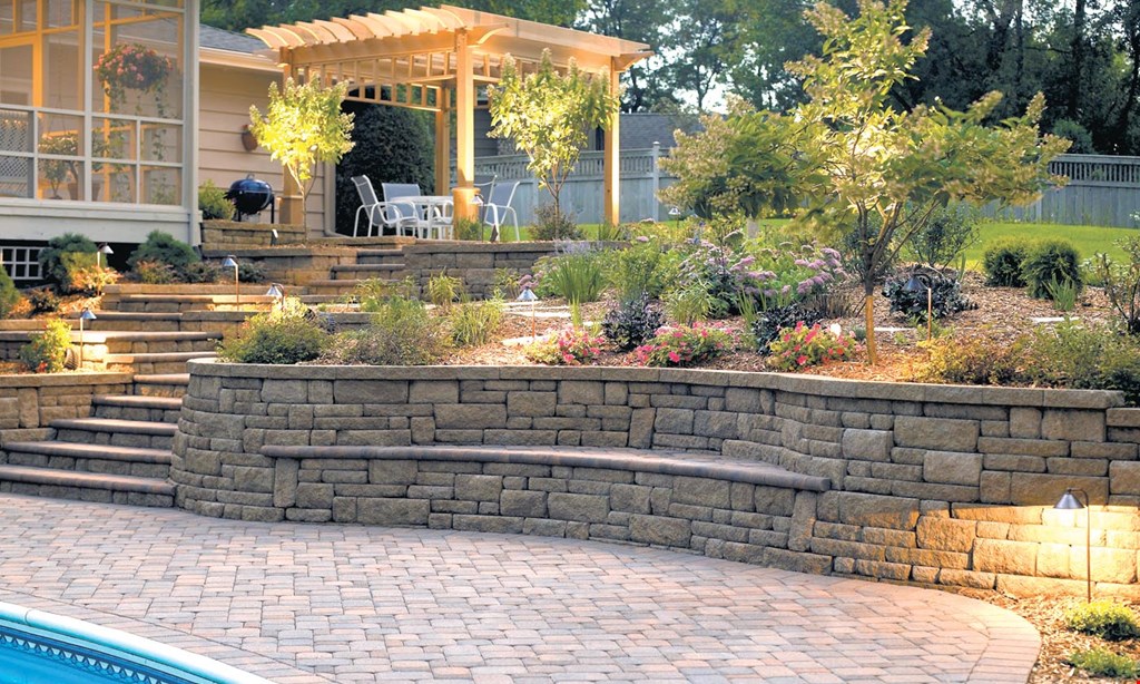 Product image for GREENSTONE GARDENS $500 off hardscape job of $10,000 or more.