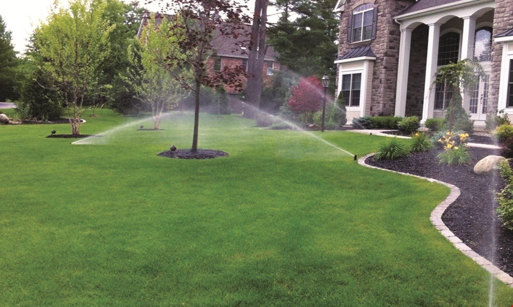 Product image for All Green Lawn Sprinklers $20 off any sprinkler service ($100 minimum). 