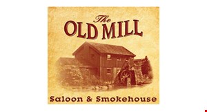 The Old Mill Saloon & Smokehouse logo