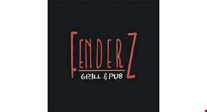 Product image for Fenderz Grill & Pub $5 OFF total check of $25 or more excludes alcohol. 