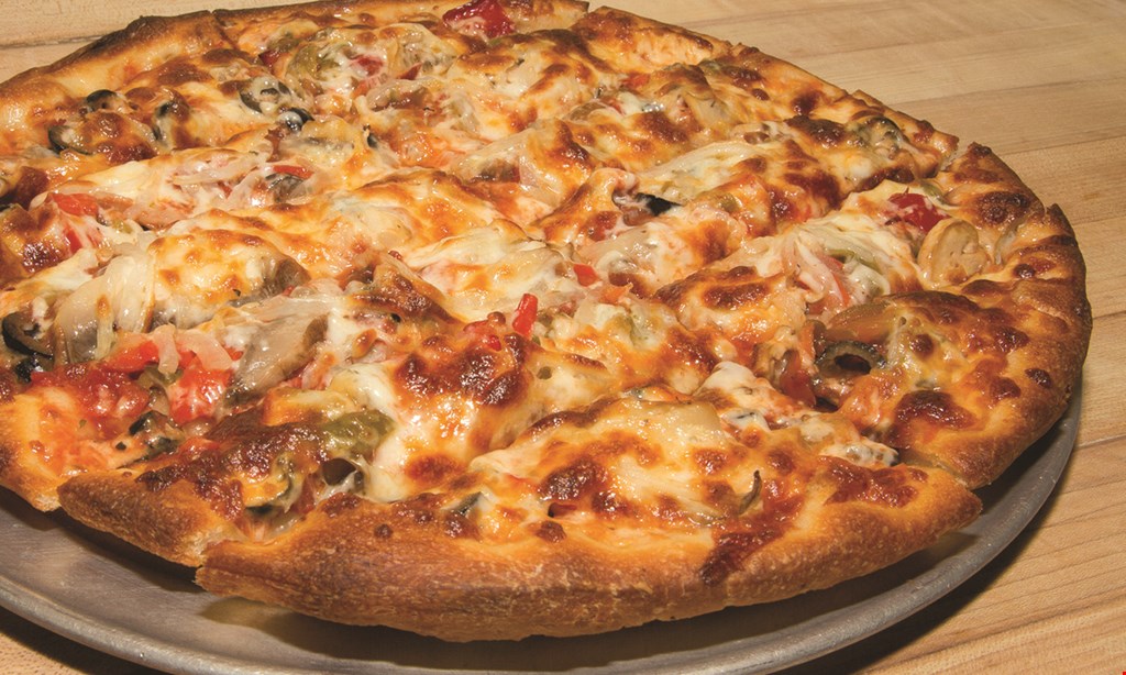 Product image for Twin Trees Baldwinsville $5 offany large pizza at regular price. 