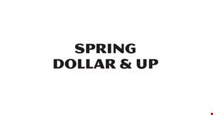 Spring Dollar and Up logo