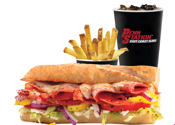 FREE 6" SUB with purchase of any other sub of greater value at Penn Station East Coast Subs ...