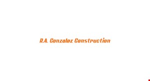 R.A. Gonzalez Construction logo