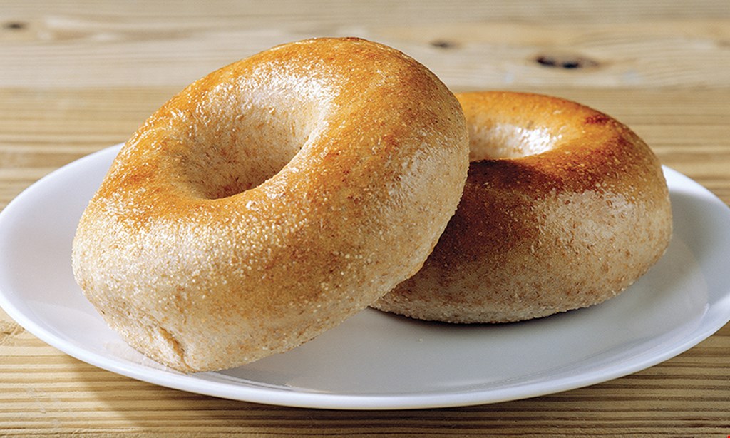 Product image for NEW YORK BAGELRY 3 free bagels buy 6 bagels and get 3 bagels of equal or lesser value free