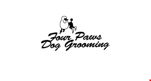 Four Paws Dog Grooming logo