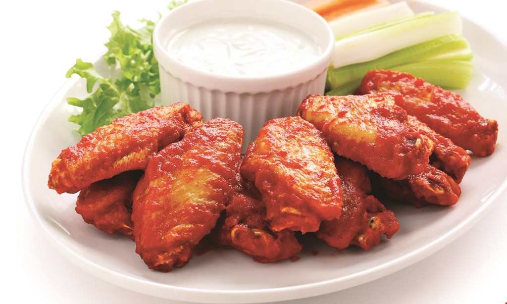 Product image for Wings Plus $1.00 OFF $10 or more.