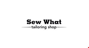 Sew What Tailoring logo