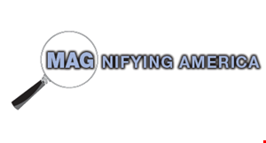 Magnifying  America logo