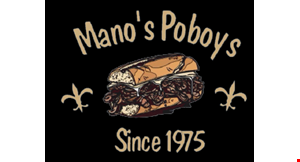 Mano's Poboys logo