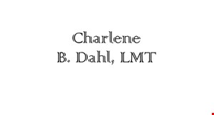 Charlene B. Dahl, Lmt logo