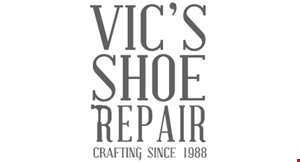 Vic's Shoe Repair logo