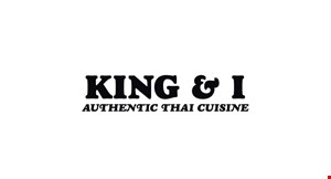 King & I Authentic Thai Cuisine logo