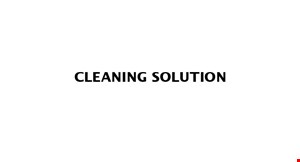 Cleaning Solution logo