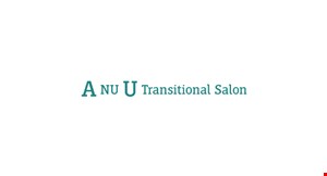 A   Nu U Transitional Salon logo
