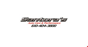 SANTORA 'S AUTO CARE PERFORMANCE logo