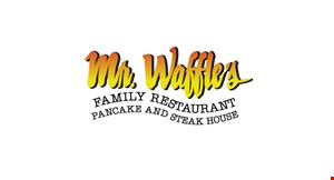 Mr Waffle's Pancake and Steakhouse logo
