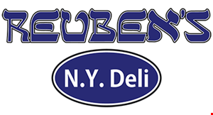 Reuben's N.Y. Deli logo